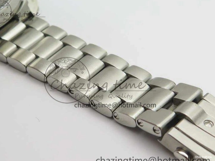 0103 Planet Ocean Master Chrono SS OM 1:1 Best Edition Black Dial On SS Bracelet A9900 V Fashionable 8113